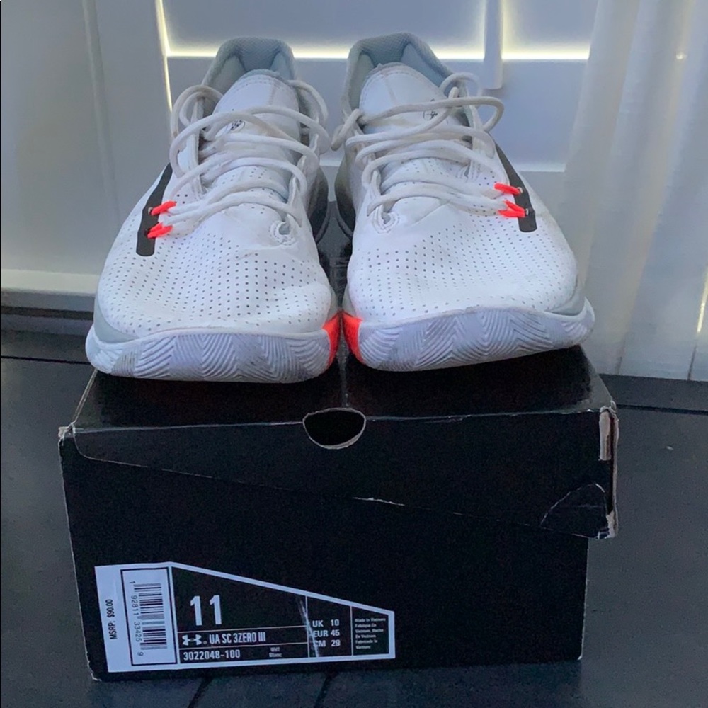 Under Armor Men’s Curry 3ZERO III | 11 | White